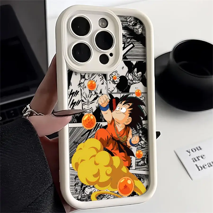 Фото Чехол для телефона Xiaomi Redmi Note 15 14 13 12s 12 11 10 9s 9 8 7 A5 Pro Plus 4G 5G, мягкая задняя крышка из ТПУ, крутой дизайн с изображением Dragon Ball №5