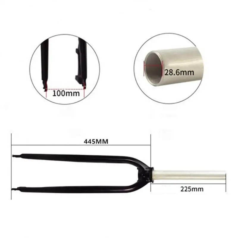 

MTB Bicycle Fork Supension Air For 26/27.5/29-inch Mountain Bike Aluminum Alloy Hard Fork For A Bicycle Accessories Bicycle Part