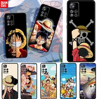 one piece luffy ace cool for xiaomi redmi note 11 10 11t 10s 9 9s 8 7 6 5g 4g tpu soft black phone case fundas coque capa cover