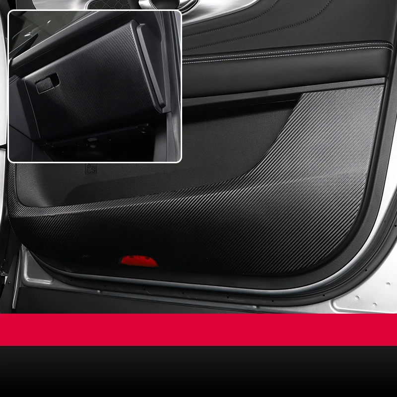 

Для Trumpchi GAC GS8 2-го поколения 2023 2024 Автомобильная кожаная дверная Противоударная защита Защитная пленка с боковыми краями защитные наклейки аксессуары