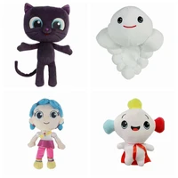 25cm 30cm anime xiaozhen and rainbow kingdom purple cat abu bartleby plush toy wholesale kawaii plush gifts for children