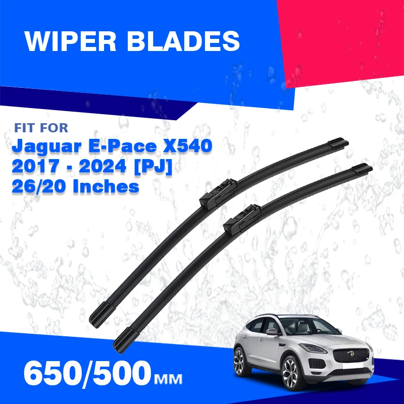 Для Jaguar E-Pace X540 2017-2024 переднее стекло щетка стеклоочистителя 26 &quot+ 20&quot HD двойные