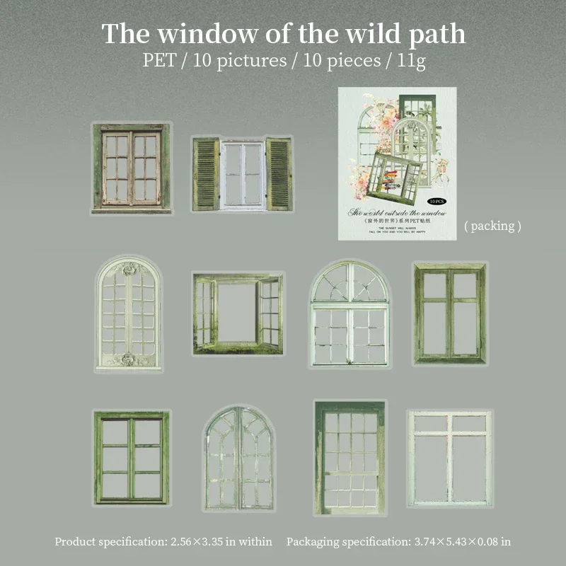 

Набор стикеров Jianwu "Мир за окном"