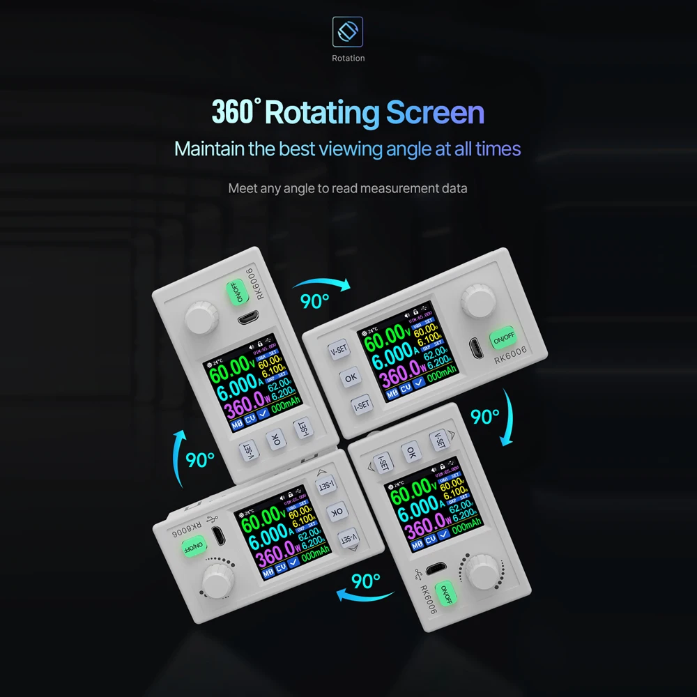 Регулируемый источник питания RK6006 постоянного тока USB-преобразователь