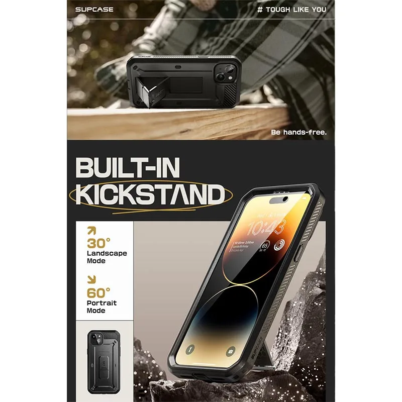 SUPCASE для iPhone 15 Plus чехол 6 7 дюймов (2023) UB Pro полноразмерный Прочный сверхпрочный со