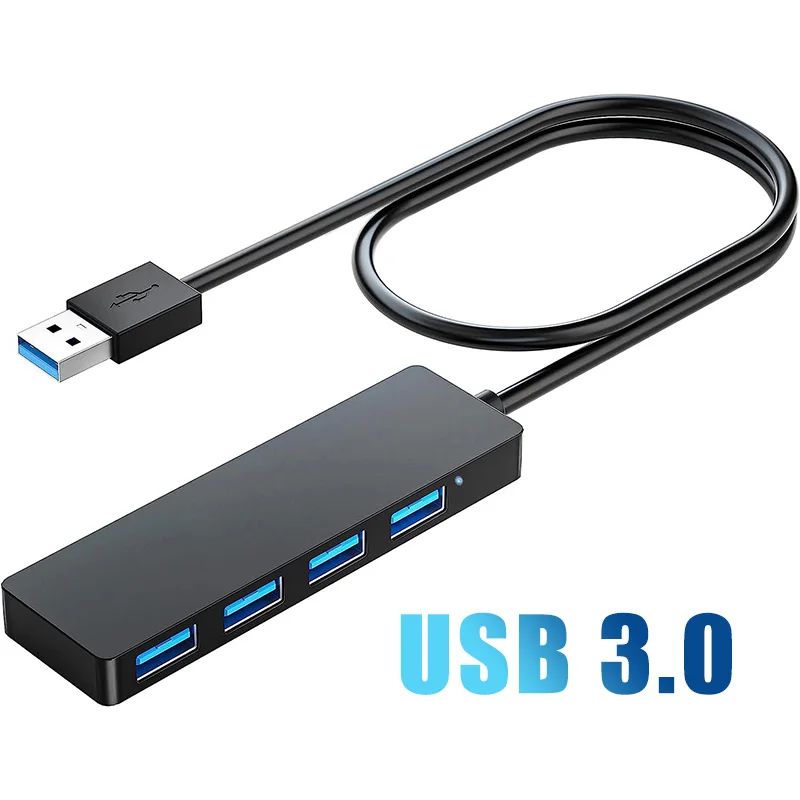 USB 3.0-концентратор-сплиттер для ноутбуков быстрая передача данных 4-портовый