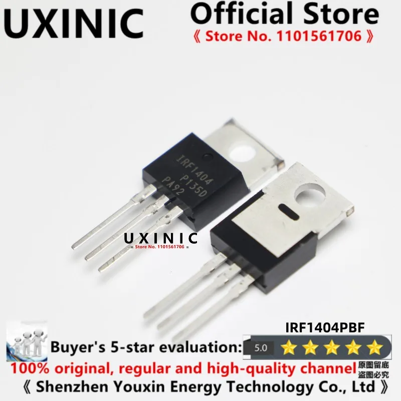 UXINIC 10 шт./лот 100% новый импортный оригинальный IRF1404 IRF1404PBF MOS FET 162A 40V UXINIC 10 шт./лот 100% новый импортный оригинальный IRF1404 IRF1404PBF MOS FET 162A 40V