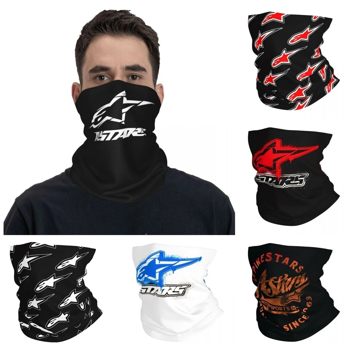 

Motorsports Motocross Motor Rider Accessories Bandana Mask Scarf Neck Gaiter Cool Motorcycle Riding Magic Scarf Headband for Men