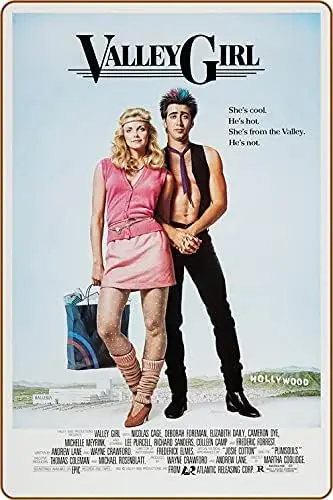 Valley Grl Metal Vntage Tn Sgn Декор Cnema Move для бара паба магазина забавное ретро настенное