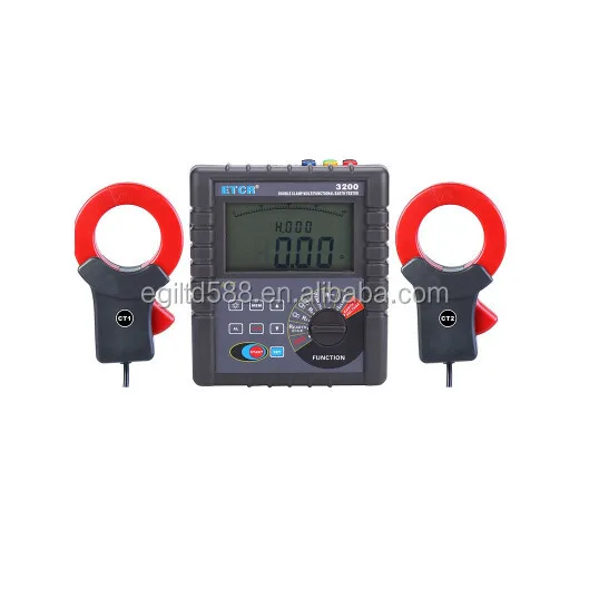 

ETCR3200 Double Clamp Meter Multifunction Ground Earth Resistance Tester