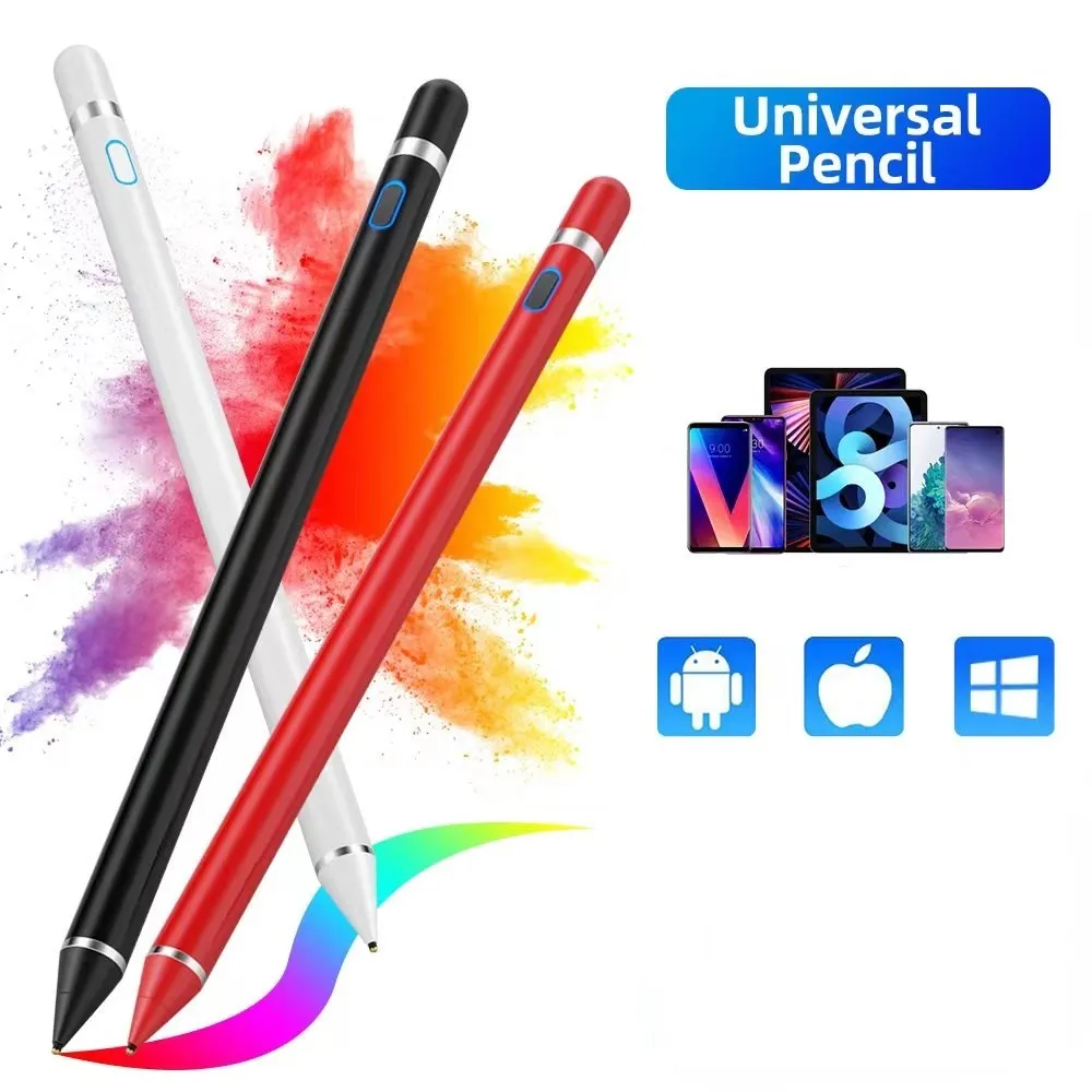 

Universal Active Stylus Pen Capacitive Touch Screen Pencil Drawing For Apple iPad Pad Mobile Phone iPhone/Xiaomi/Samsung Tablet