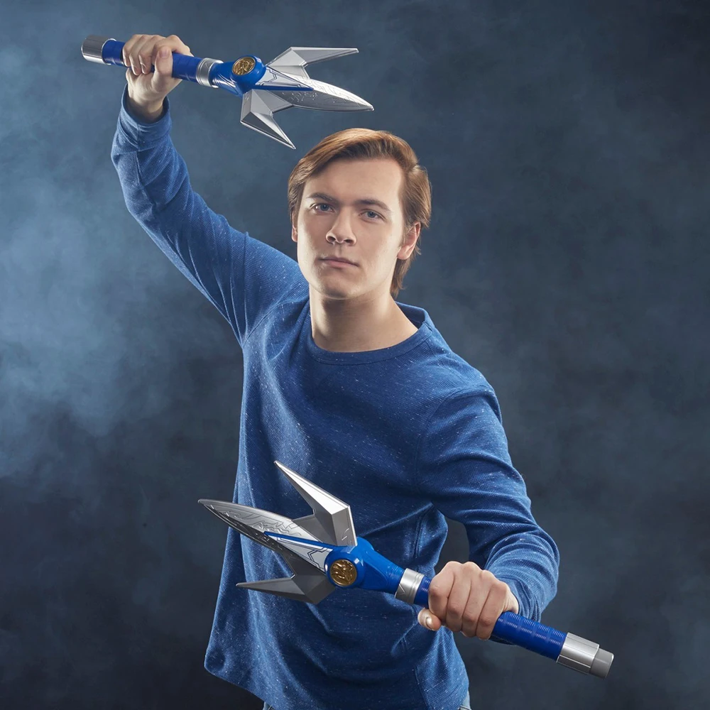 Фото [В наличии] Hasbro Power Rangers Lightning Collection Mighty Morphin Blue Ranger Power Lance Хорошая оригинальная модель игрушки для косплея №5