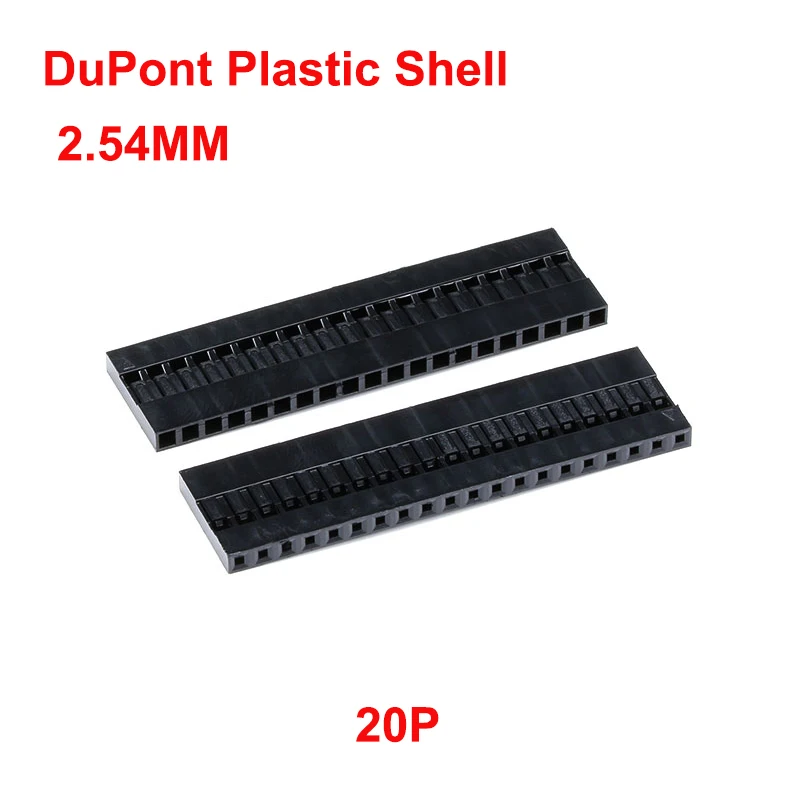 

Пластиковые разъемы Dupont 2,54 мм 2/3/4/5/6/7/8/9/10/20 контактов