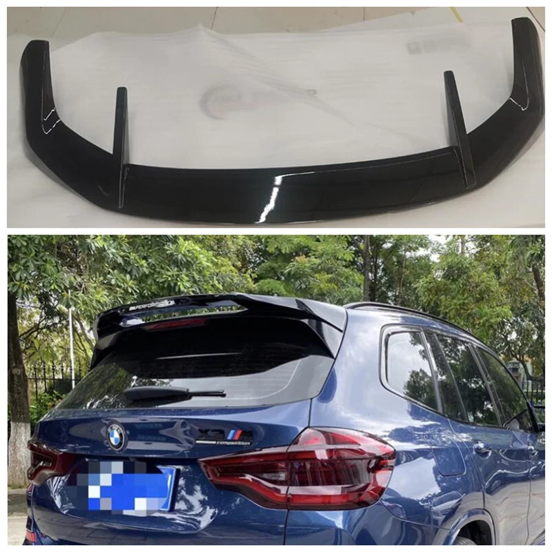 

Fits For BMW X3 G01 G08 2018-2022 High Quality ABS Paint Rear Trunk Lip Roof Spoiler Splitters Top Wing