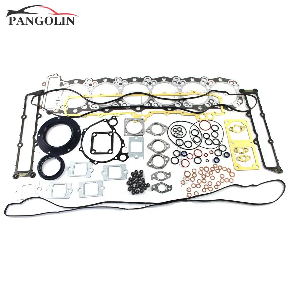 

6M60-1AT 6M60 6M60T 6M61 Engine Full Gasket Kit set Replacement for Mitsubishi Bus Truck Overhaul Gasket Kit, 3 Months Warranty