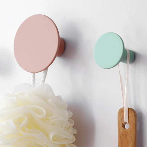 

4PCS Wall Decoration Hooks Creative Resin Cloud Coat Hook Behind Bedroom Door Hanging Towel Key Shower Room Bathroom Storage Bag