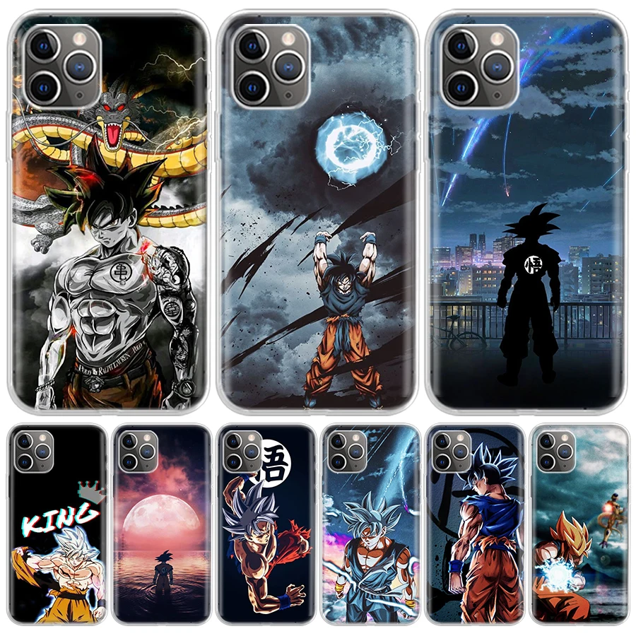 Чехол для телефона с аниме Goku Dragon Ball iPhone 11 13 Pro Max 12 Mini X XS XR 6 6S 8 7 Plus SE Apple 5 |