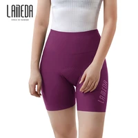 lameda summer padded cycling shorts women tight compression bike bicycle pants for girls female high waist sweatpants colorful