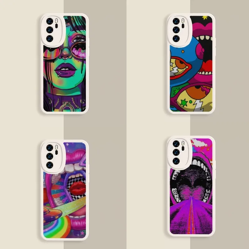 

Красочные фотообои для Vivo Y20 Y17 Y55S Y77 Y53S Y32T Y77E IQOO9 X80 X60, Роскошный чехол для мобильного телефона