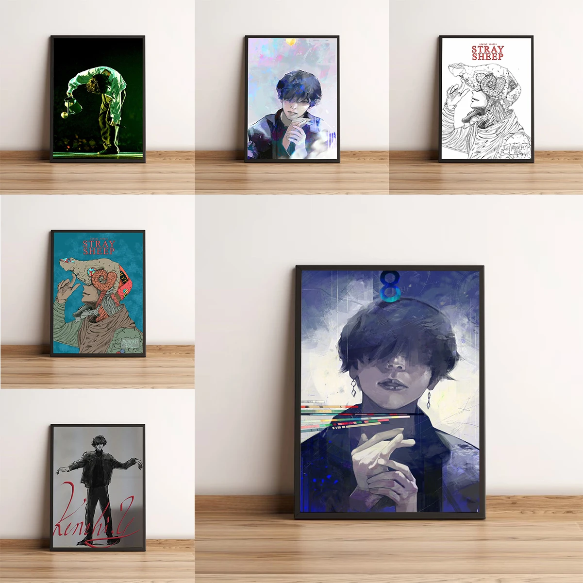 

Decor for Room Japanese Singer Yonezu Kenshi Paintings on the Wall Decoration for Home Decorations Painting on Canvas Poster Art