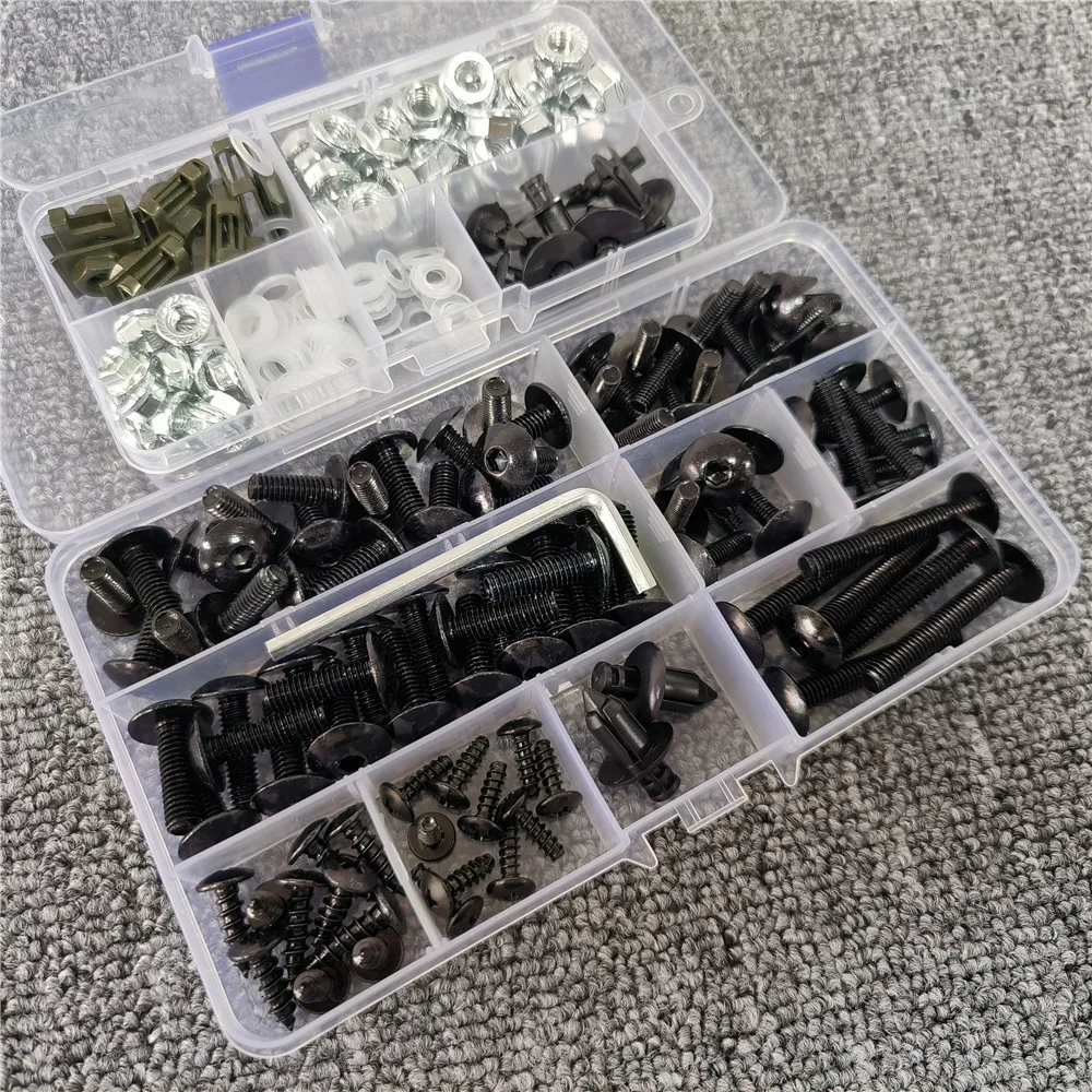 

Винт кузова Подходит Для CBF1000 CBR1000RR SR CB1000R CB400 для Honda CB400F CB500F CB650F CB650R CB750 Комплект болтов обтекателя мотоцикла