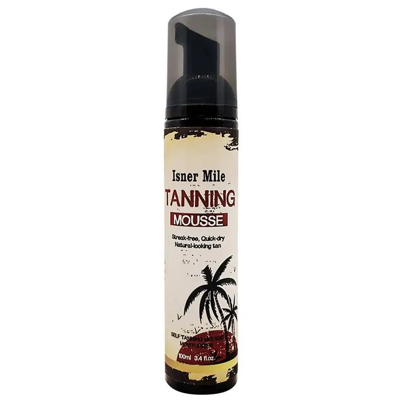 

100ml Tanning Lotion Sunless Tanning Self Tan Organic Natural Fake Beach Sun-free Long Lasting Self-tanning Mousse Tan Lotion