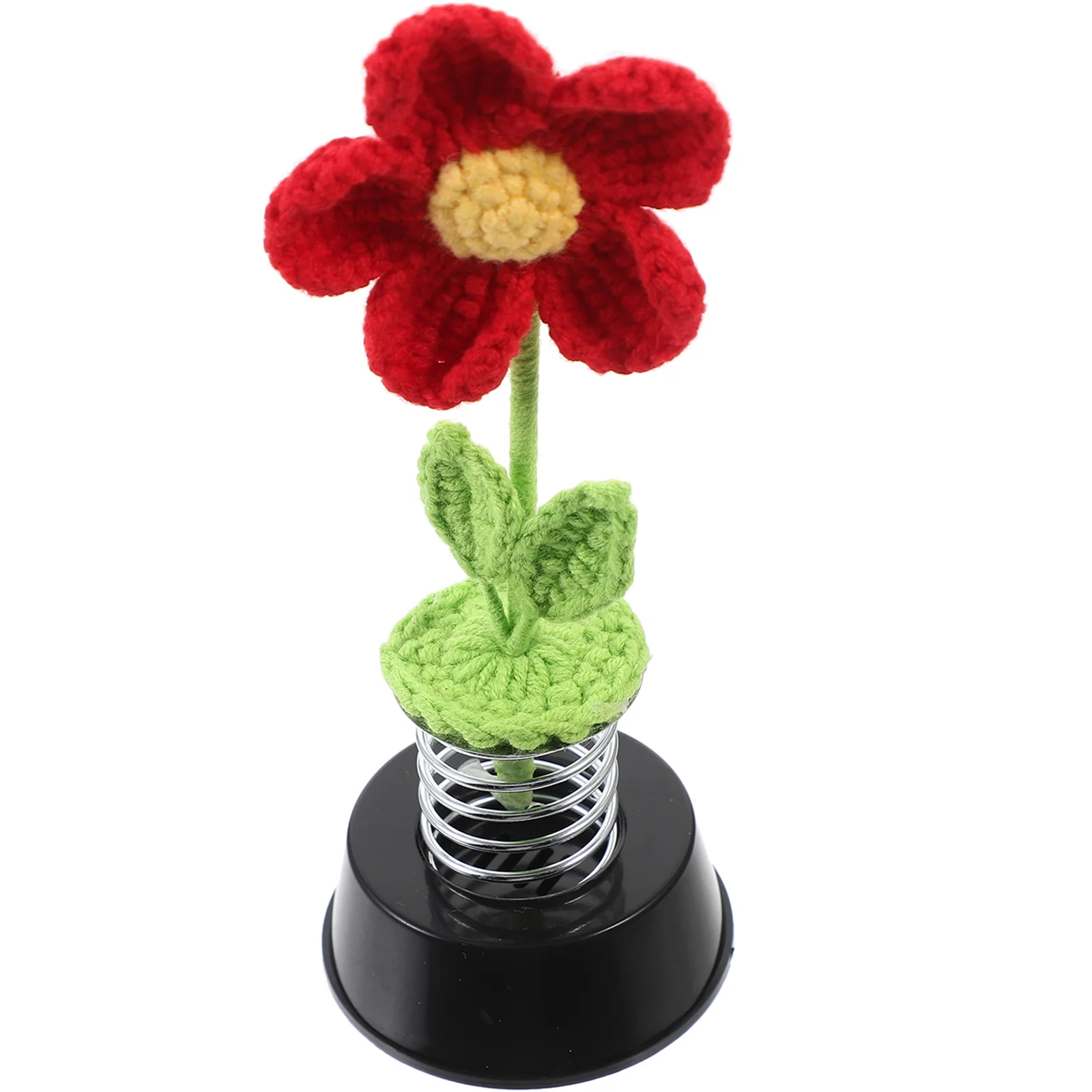 

Little Vacation Artificial Crochet Plants Household Faux Flower Fake Potting Simulation Potted Adornment Lifelike