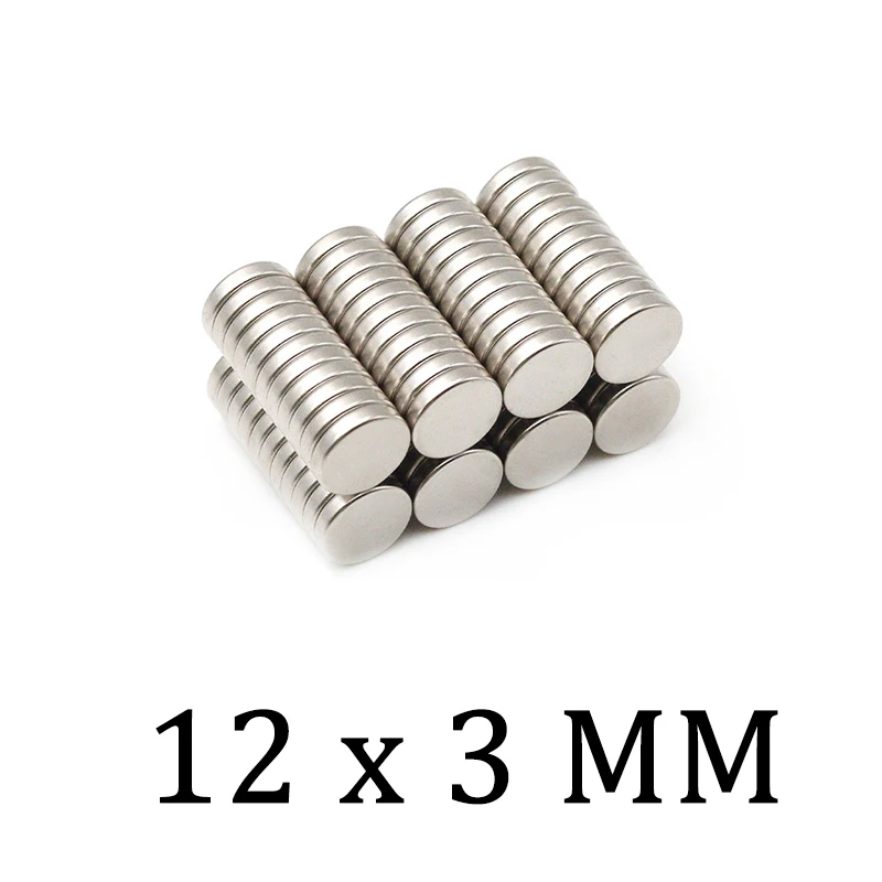 

10/20/30/40 Pcs 12x3mm Round Fridge Magnet Neodymium Magnet Rare Earth Magnet N35 NdFeB Magnet Permanent Magnetic imanes Disc