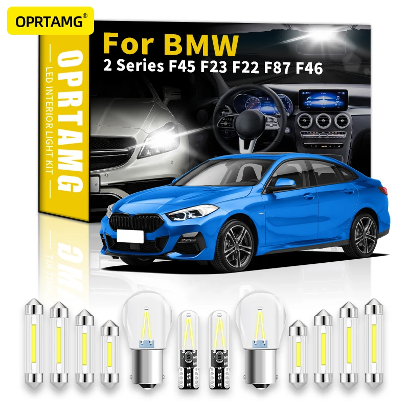 

OPRTAMG 5W5 LED Bulb Car Wedge Side Turn Singal Interior Light For BMW 2Series F45 F23 F22 F87 F46 220i 228i 230i 235i 2002-2022