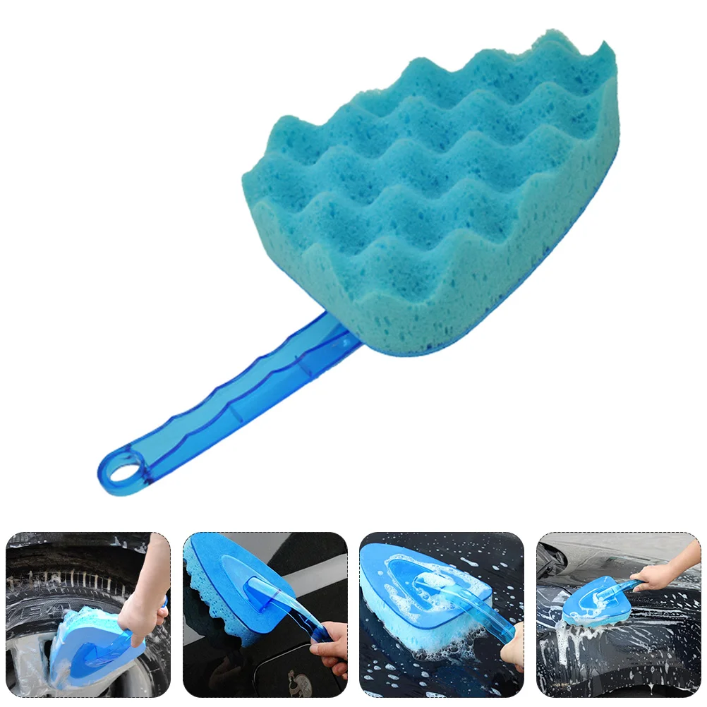 

Brush Car Wheel Sponge Cleaning Tire Polishingwash Brushes Waxing Cleaner Tool Washing Shine Applicator