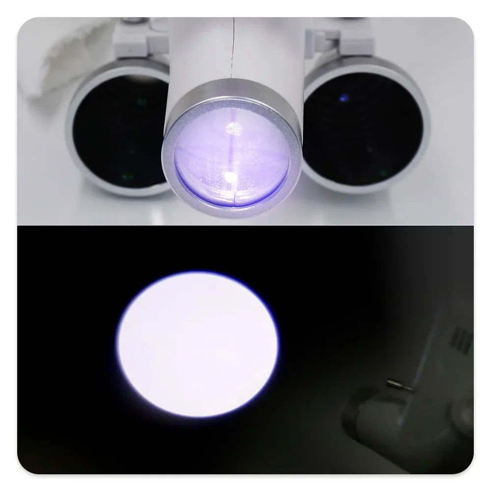 XYSZ 2 5x/3 5x стоматологическая бинокулярная лупа с фокусирующей фарой 5 Вт