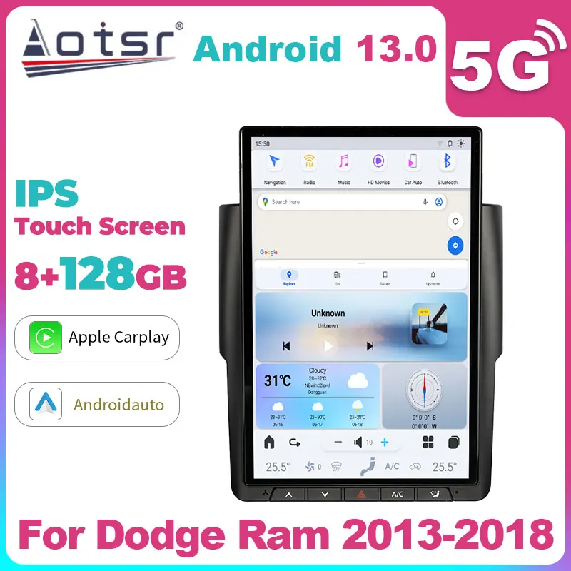 Автомобильный радиоприемник на Android 14 1 дюйма 2 Din Авторадио стерео мультимедийный