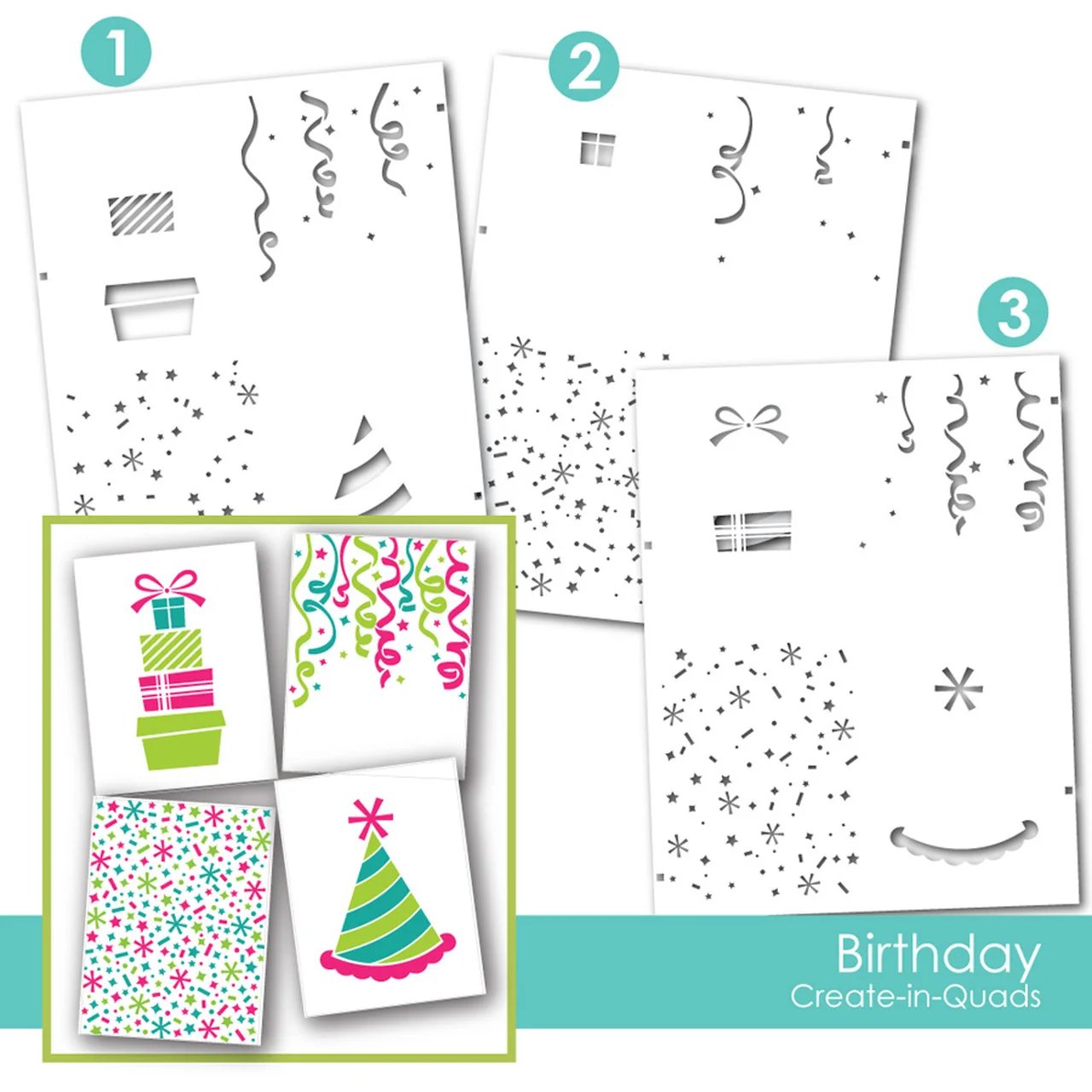 

2022 New Arrival BIRTHDAY LAYERING STENCIL Scrapbook Embossed Make Paper Card Album Diy Craft Template Decoration