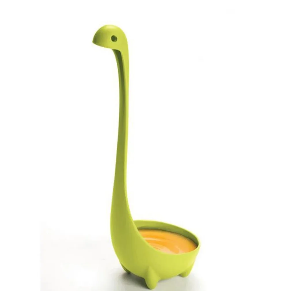 

Long Handle Vertical Dinosaur Soup Spoon New Creative Resistant Tools Meal Dinner Cooking Stirrer Spoon Kitchen Supplies