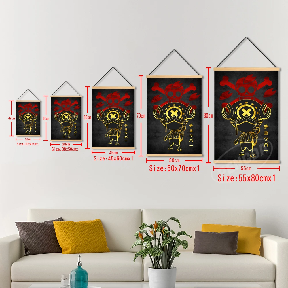 Домашний декор аниме деревянный подвесной холст цельные картины Vinsmoke Sanji