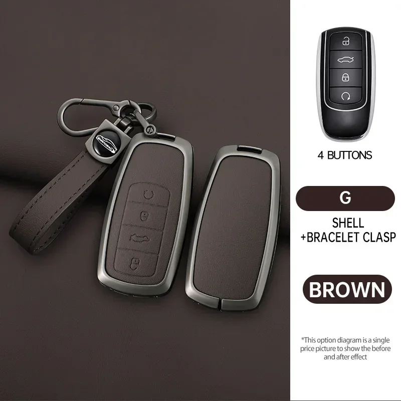 Чехол для автомобильного ключа из сплава Chery Tiggo 8 Pro 8plus New 5 plus 7pro 7 Max Omoda C5 Modod Protector