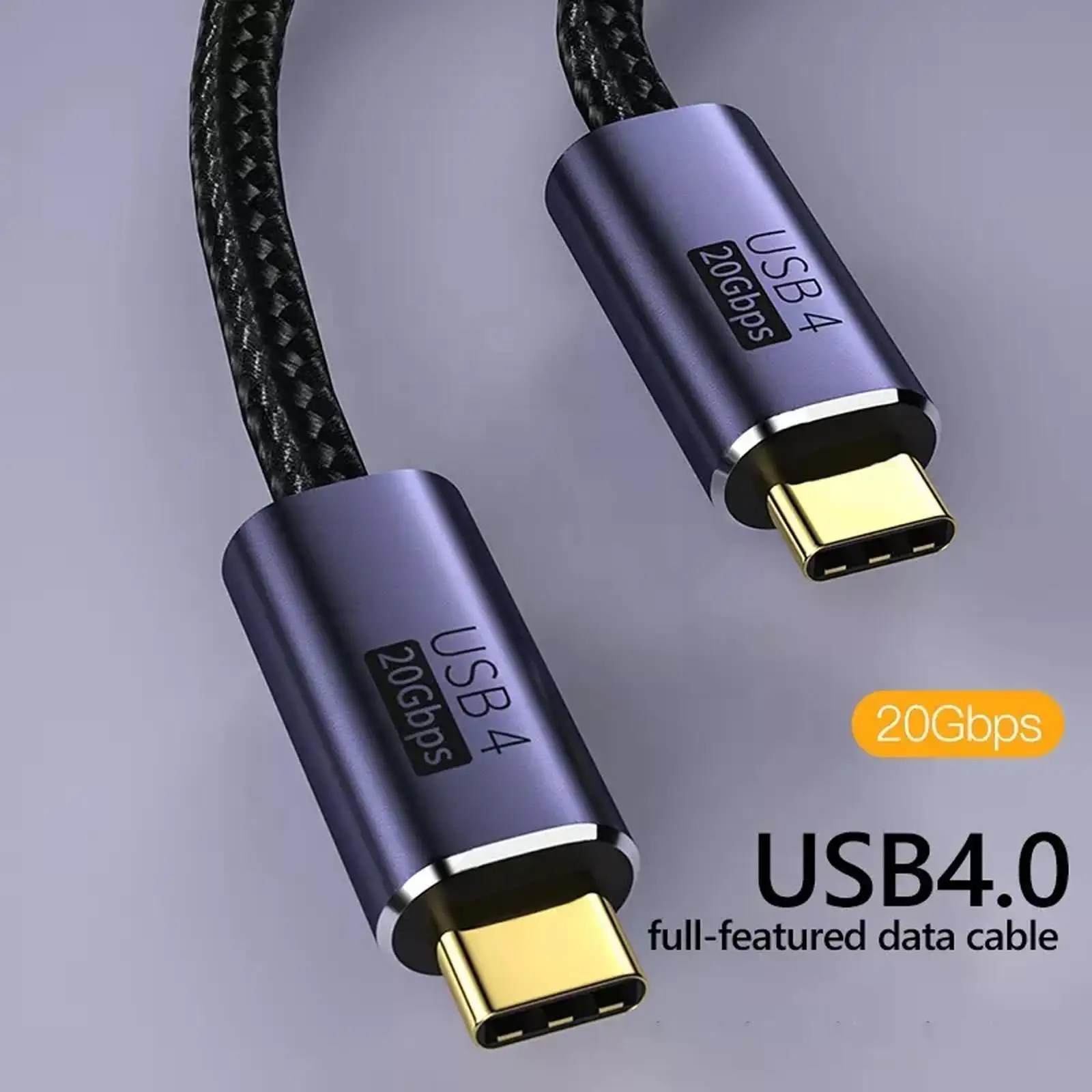Фото Usb-кабель для передачи данных, 20 Гбит/с, 100 Вт, 5 А №3