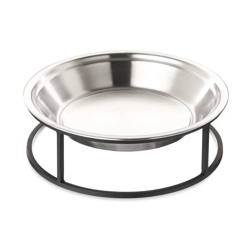 

Elevated Stainless Steel Dog Bowl, Medium