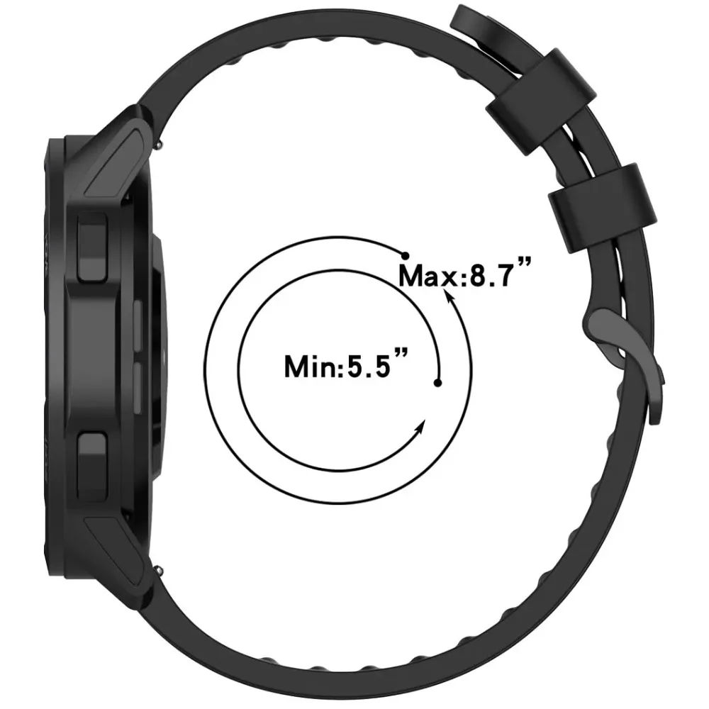 Фото Силиконовый ремешок 22 мм 20 мм для OPPO Watch X3 X2 X S, спортивный браслет для Oneplus Watch 4 Lite 3 2 2R, Amazfit Balance 3 2 1, Bip Max №4