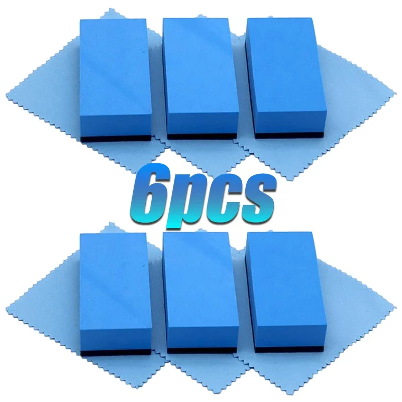 Автомобильные губки с керамическим покрытием и тканевым аппликатором, стеклянное нановосковое покрытие, полировальный ластик, подушечки, автодетейлинг, инструменты для чистки автомобиля