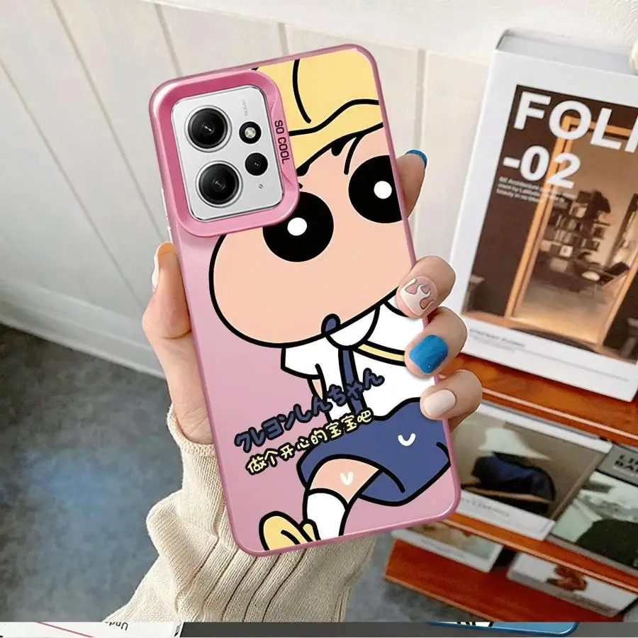 Мультяшный S-ShinChans чехол для телефона Xiaomi Redmi Note 10 Pro 12S 13 11s 10s 11 Plus 12 9 s мягкий