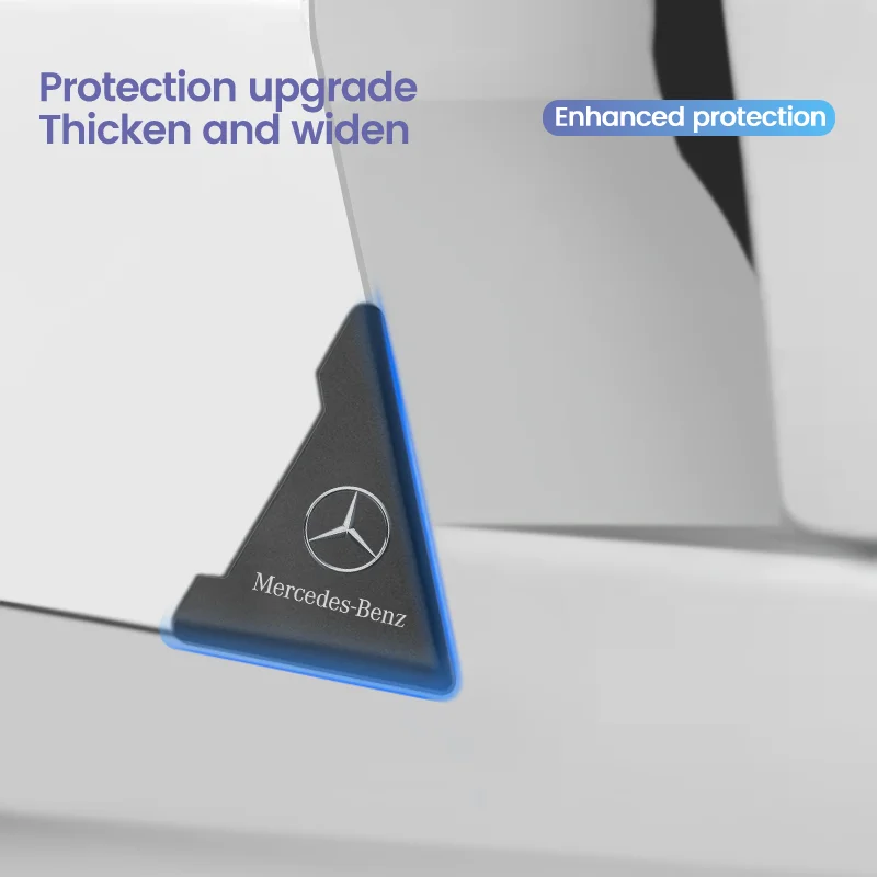 2 шт. наклейки на углы автомобильных дверей Mercedes Benz AMG W177 W176 X166 X167 C257 C218 X253