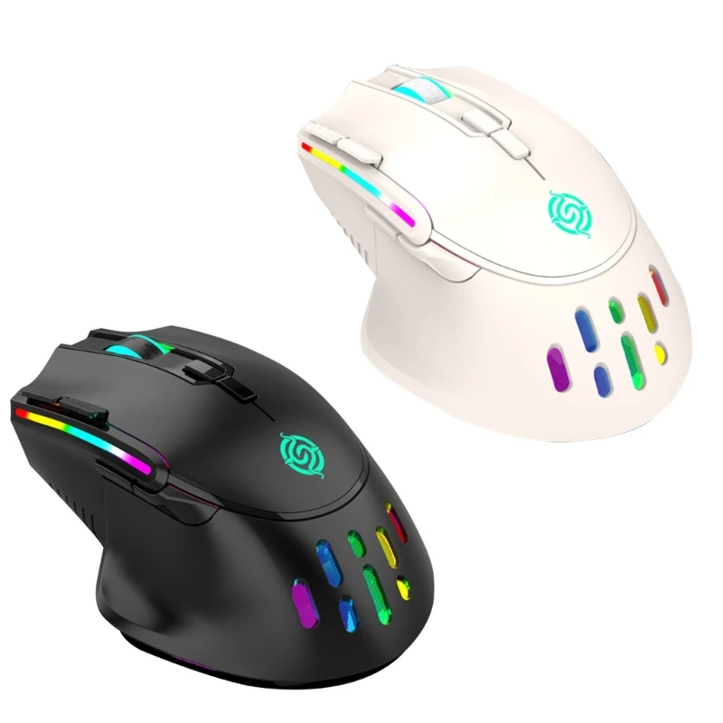 

RGB Backlights 3 Adjustable DPI Levels High-Speed Movement RGB Wireless Mouses