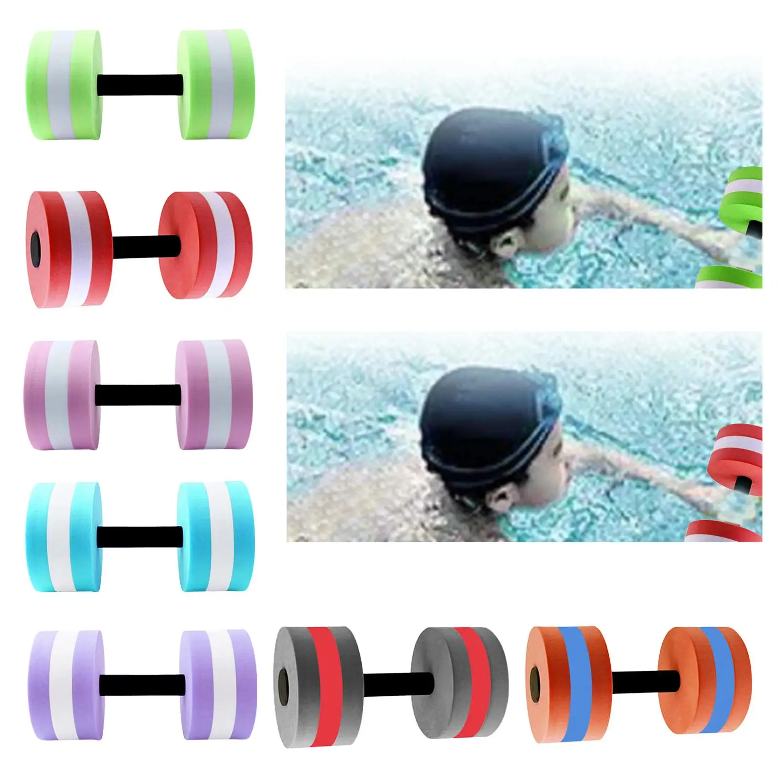 Водные гантели пенопластовые для аэробных упражнений сопротивление бассейна