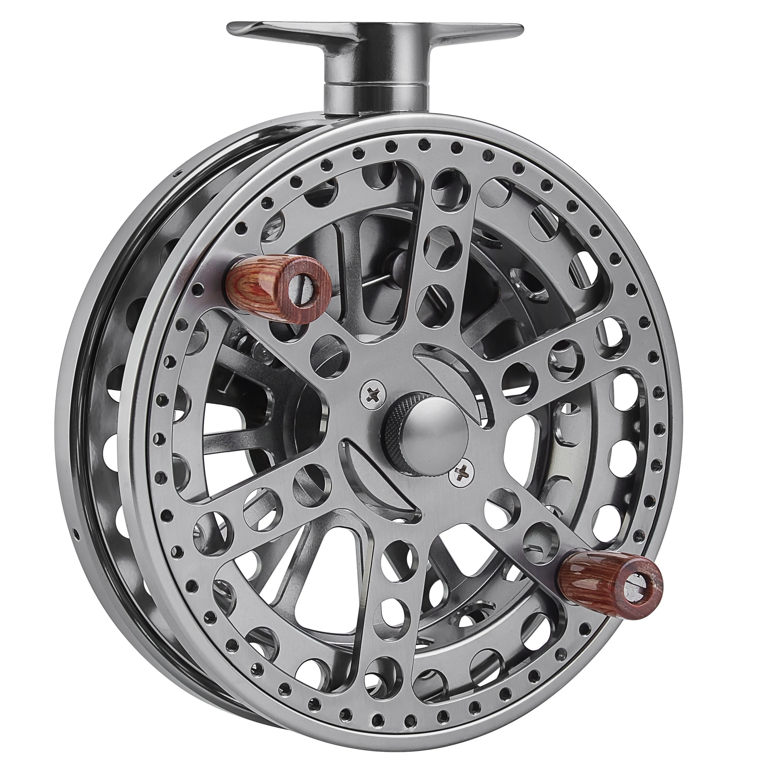 120mm 4 3/4 inch Centerpin Reel Float Reel Direction Changeable for Coarse Trotting Barbel Steelhead Salmon Float Fishing