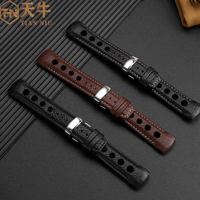 Ремешок для часов Tissot PRS516 racing series T04440A T044417 натуральный ремешок lea-ther мужчин с