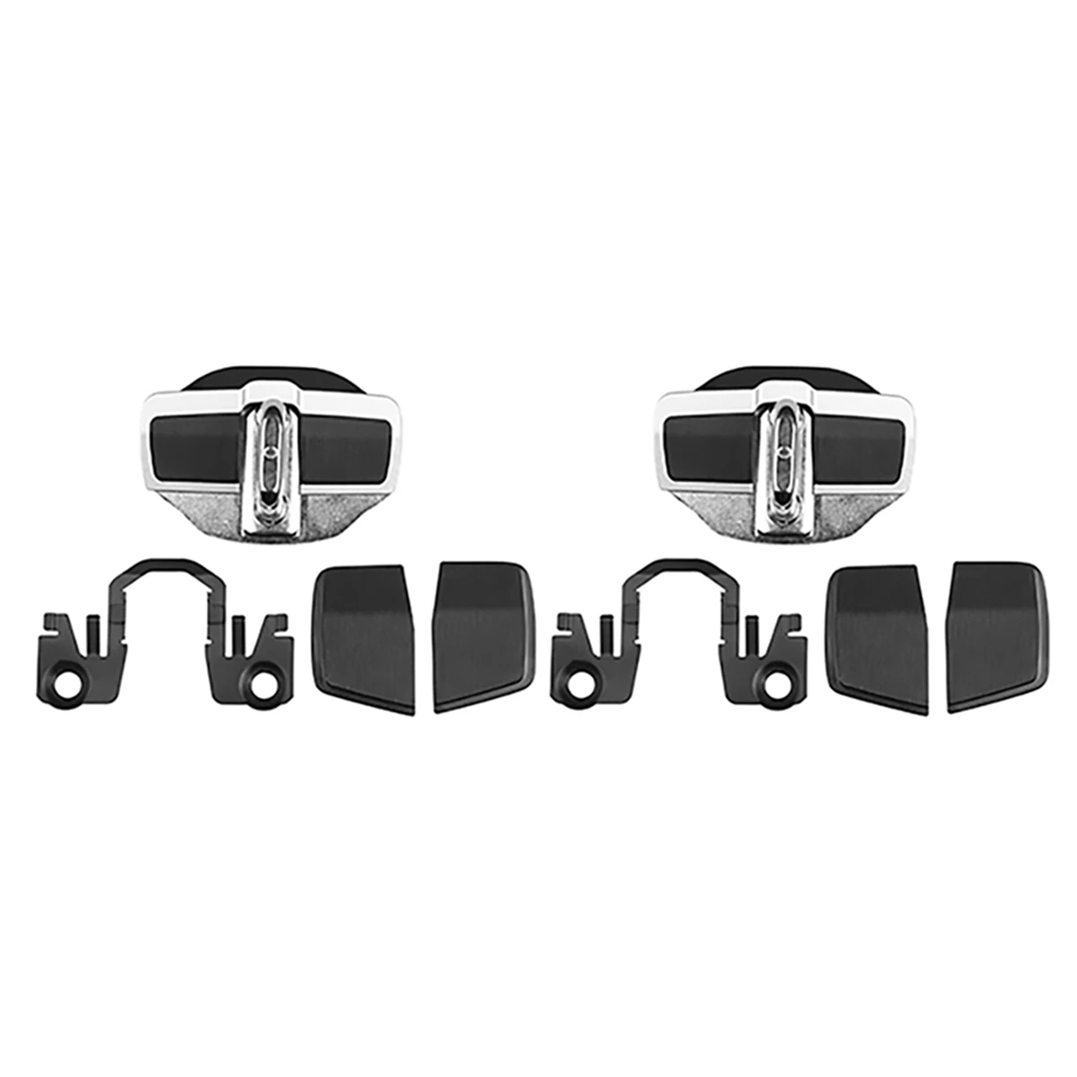 

Стабилизатор двери TRD, 2 комплекта, защита дверного замка, фиксаторы, крышка стопора для Toyota Land Cruiser LC200 4000 4500 5700