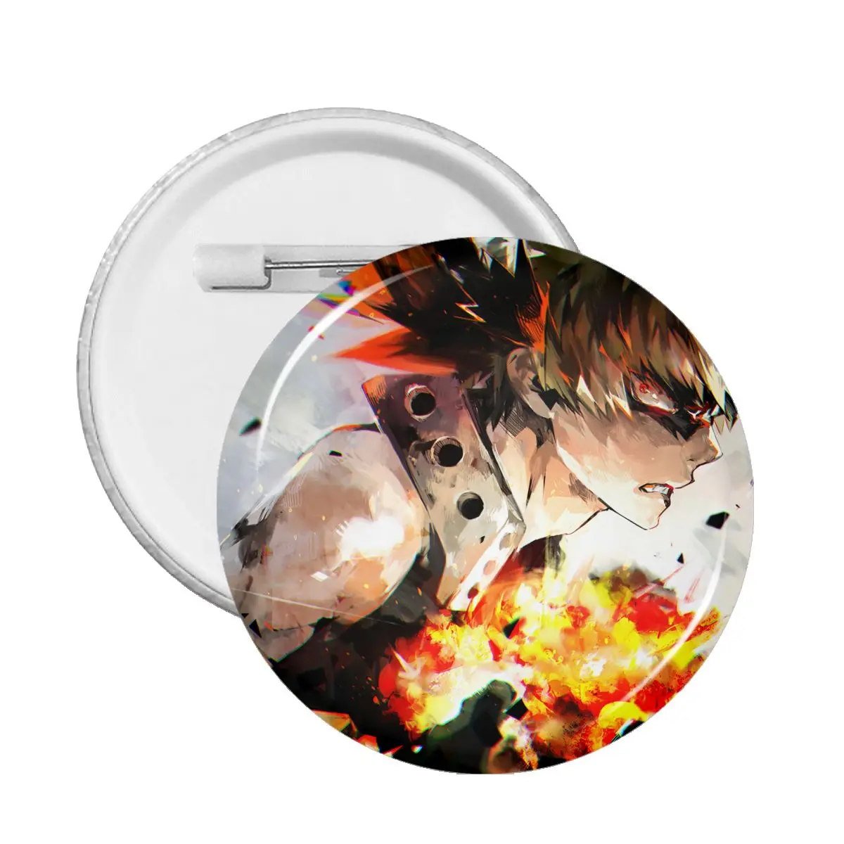 

Мой герой Академия значки японский аниме японские заколки для лацканов забавная брошь 59 мм значок на воротник