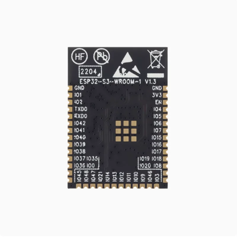 ESP32-S3-WROOM-1-N16R8 Wi-Fi+Bluetooth 16 МБ 32-битный двухъядерный модуль MCU