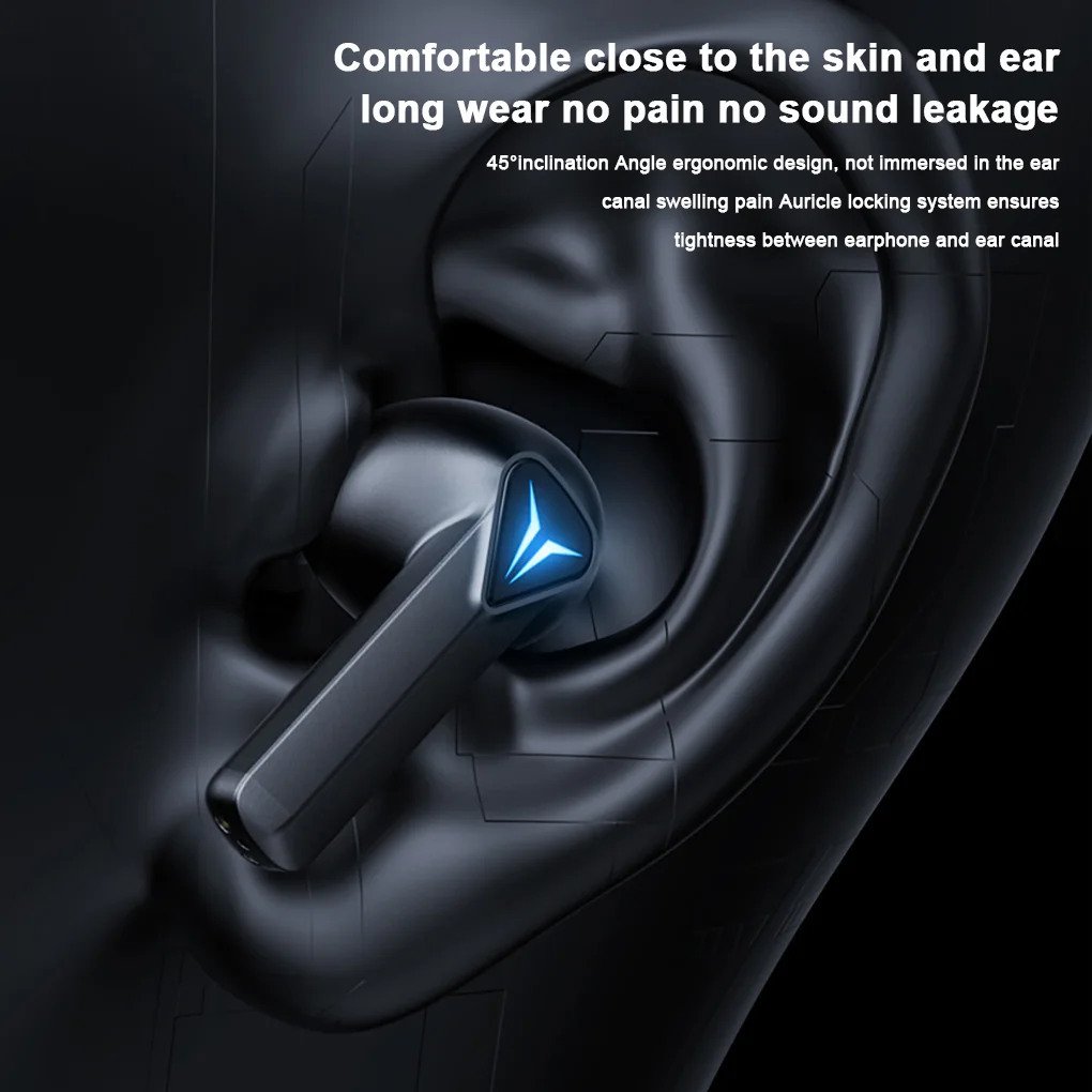 Беспроводные спортивные Игровые наушники Lenovo GM6 шумоподавляющие для бега музыки